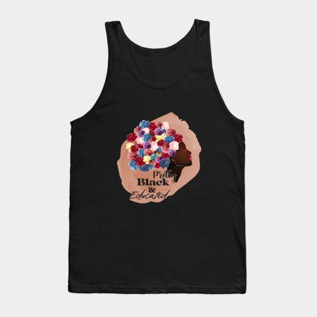 pretty black and educated Tank Top by Mstudio